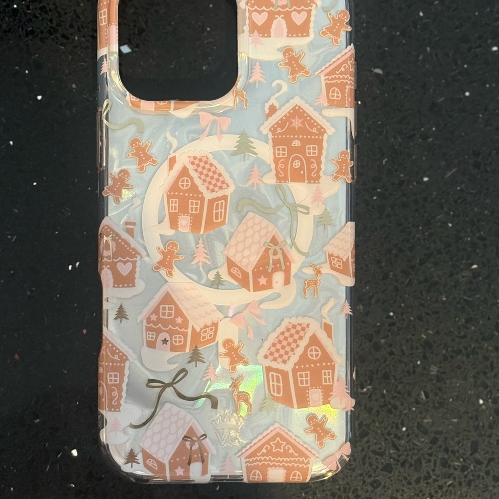 Velvet Caviar Festive Gingerbread Village Phone Case iPhone 16 Pro Max